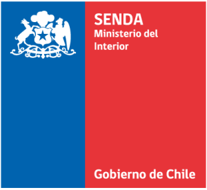 Logotipo de SENDA, Municipalidad de Santiago